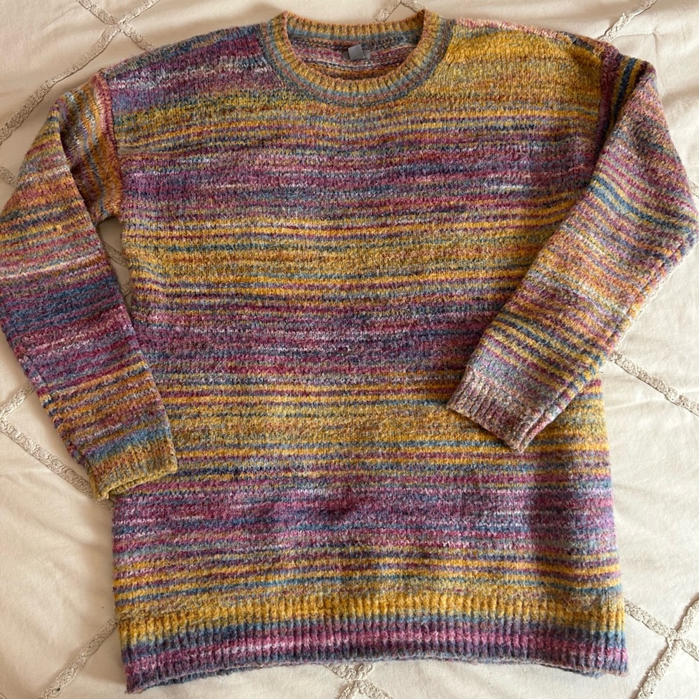 Aerie Multicolor Crewneck Sweater